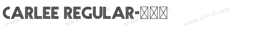 CARLEE Regular字体转换